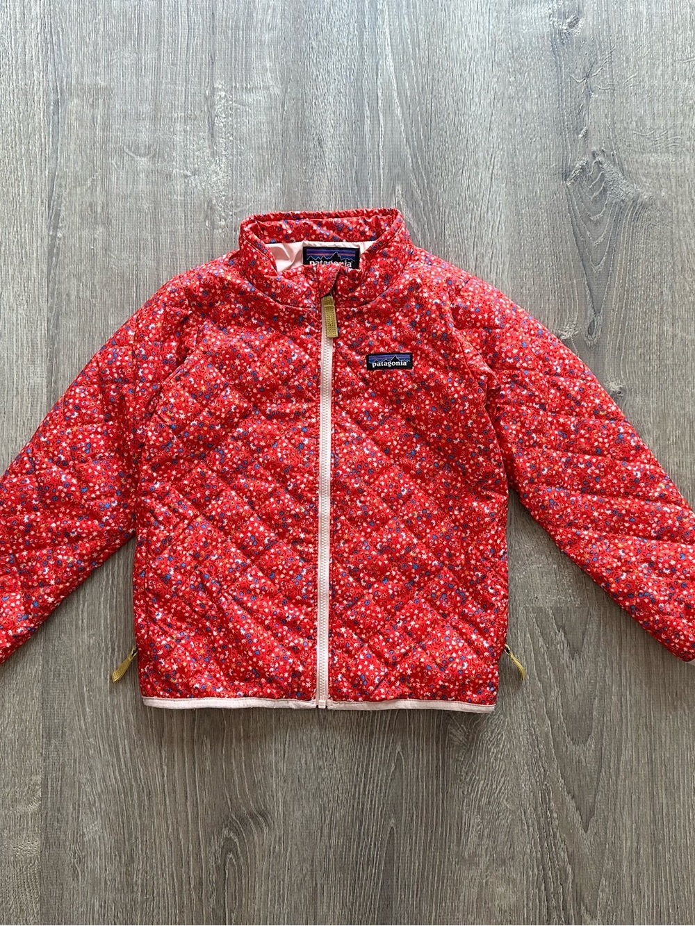 Patagonia Girls 5T Floral Quilted Jacket